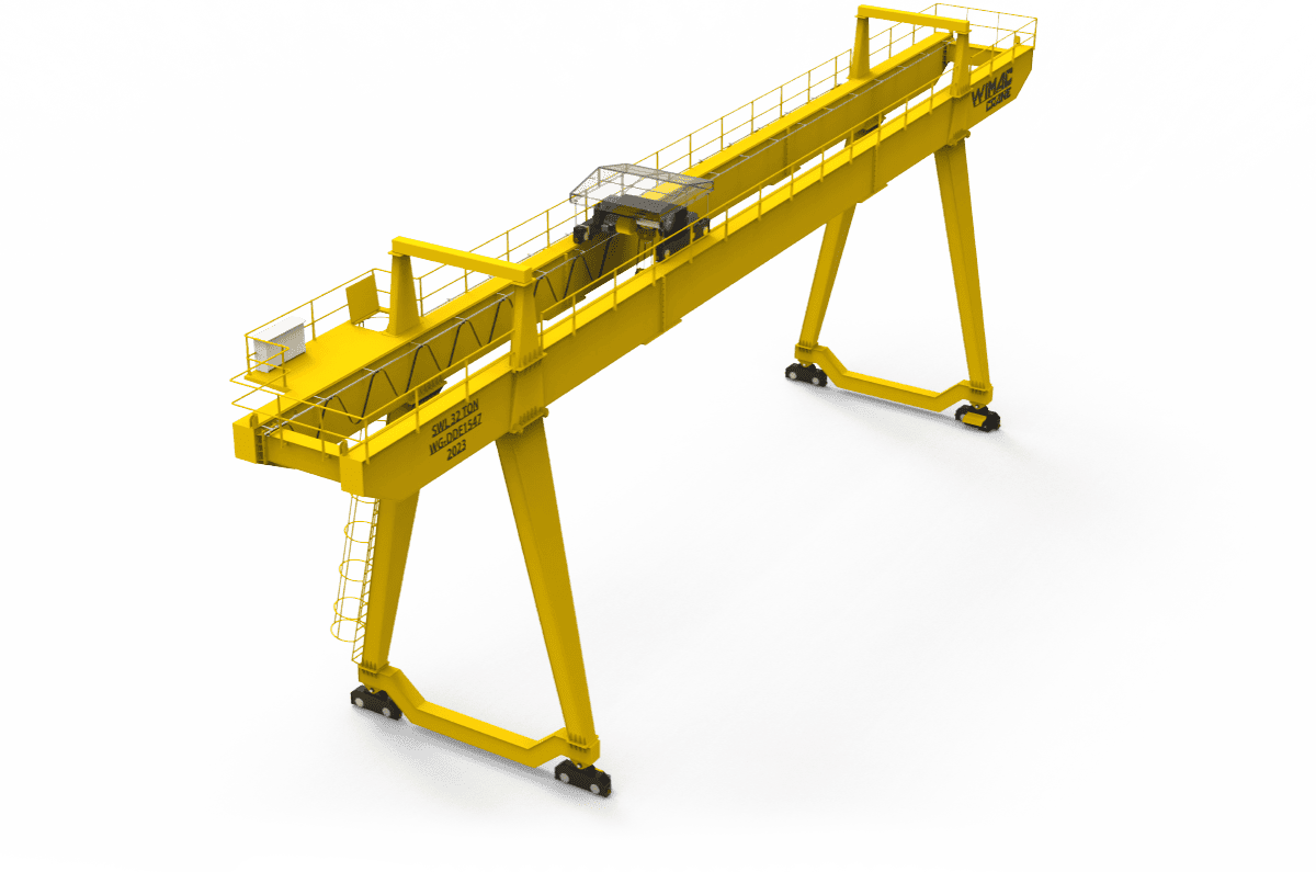 Grúa Pórtico con Voladizo