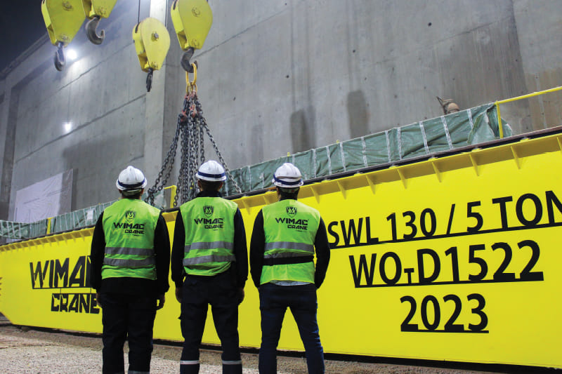Fábrica de Wimac Crane en Konya Turquía - Producción de Puentes Grúa