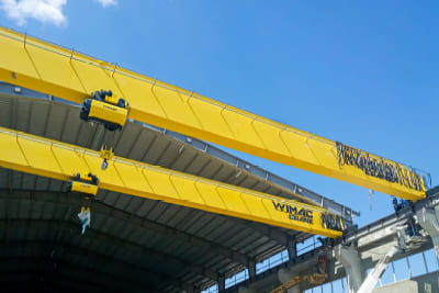 Puente grúa servicio pesado para acerías y plantas de tratamiento de metales